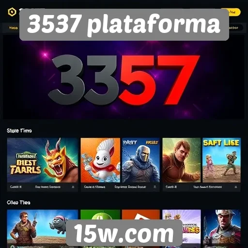 Como a 3537 plataforma se destaca entre sites de jogos